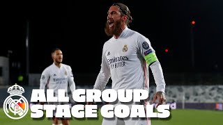 Champions League All group stage goals 202021 [upl. by Adnuhser]