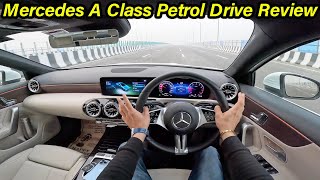 Mercedes Benz A Class Petrol Drive Review l Aayush ssm [upl. by Suirtimid]