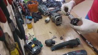 How to disassemble Bosch GBH 226 DFR rotary hammer drill sds [upl. by Nnaylrebmik]