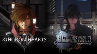 Kingdom Hearts 3  KH4 Sora with his own moveset vs Noctis MOD [upl. by Sung223]