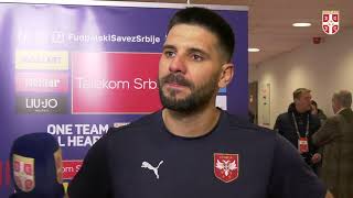 Aleksandar Mitrović  Liga nacija Srbija  Danska 00  Leskovac 18 11 2024 [upl. by Kasevich]