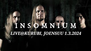 Insomnium  Live  KerubiJoensuu Finland 132024 [upl. by Suez]