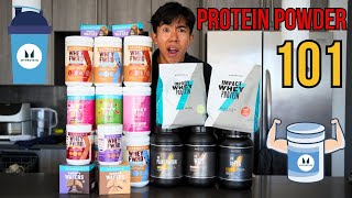 How to Pick the BEST Protein Powder  Comparing all Protein Powders from MyProtein [upl. by Amelie]