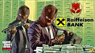 GTA 5 SHQIP  Vjedhja e Raiffeisen Bank   SHQIPGaming [upl. by Alarick835]