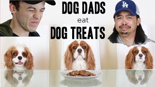 DOG DADS TASTING DOG TREATS  dogdadchallenge [upl. by Ozmo]