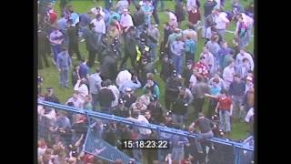 Hillsborough disaster Footage shown to jury during inquest [upl. by Winebaum]