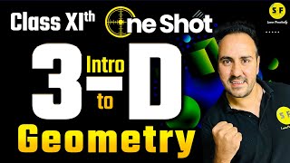 Intro to Three dimensional geometry One shot Maths  Class 11th Maths NCERT with Ushank Sir [upl. by Pitt]