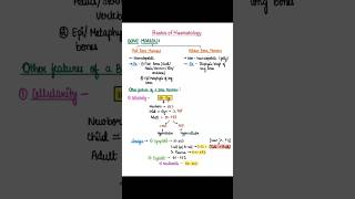 Hematology One Shotmbbs anatomy med blood study futuredoctor pathology medicalcolleges [upl. by Lilia]