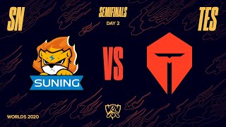 SN vs TES  Semifinal Game 1  World Championship  Suning vs Top Esports 2020 [upl. by Evslin34]