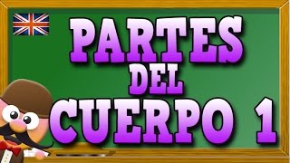 PARTES DEL CUERPO 1 EN INGLÉS  INGLÉS PARA NIÑOS CON MR PEA ENGLISH FOR KIDS [upl. by Dosh]