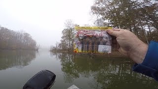 Bass Fishing Dogwood Lake 120217 [upl. by Madda919]