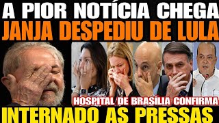 ACABA DE SER INTERNADO AS PRESSAS EM BRASÍLIA APÓS FORTES DORES LULA DA SILVA REGISTRA 5 BI ROMBO [upl. by Ahsikyw]