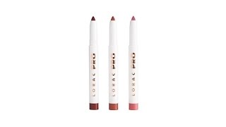 LORAC Mocktail Mixer Matte PRO Lip Crayon Trio [upl. by Adolfo181]