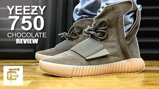 YEEZY BOOST 750 CHOCOLATE BROWN GUM REVIEW [upl. by French]