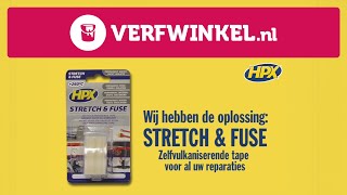 HPX Stretch amp Fuse Zelfvulkaniserende Tape  Verfwinkelnl [upl. by Ragde]