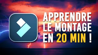 Apprendre le MONTAGE vidéo sur FILMORA 14 en 20 min  Tutoriel Débutant [upl. by Lark]