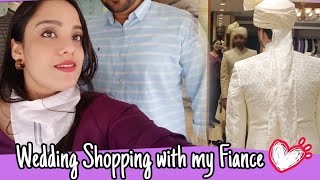 WEDDING SHOPPING with My Fiance ❤️🧿  Shaadi Ki Taiyyari 🎊 [upl. by Marjorie68]