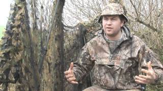 Mark Gilchrist shoots pigeons in Oxfordshire from an Idleback chair [upl. by Thorne]