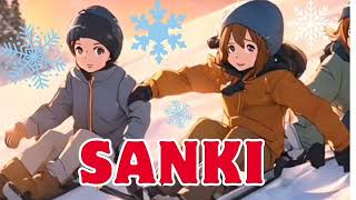 SANKI🛷 ZIMOWE WIERSZYKI DLA DZIECI ❄️ Wierszyki na dobranoc bajki na dobranoc bajki po polsku [upl. by Ahsinor797]