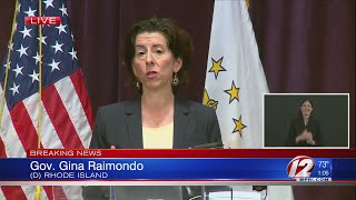 VIDEO NOW Governor Raimondo announces state will enter Phase 2 Monday [upl. by Kilroy]