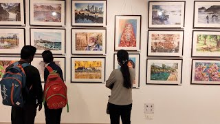 International Watercolor Bienalle 2022  Iws India Art Exhibition [upl. by Krell]