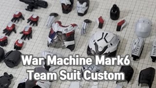 Hot Toys War Machine Mark6 Team Suit Custom 핫토이 워머신 마크6 팀슈트 커스텀 [upl. by Jerrilee13]