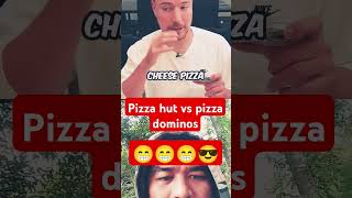 Mr beast pizza hut vs pizza Dominos pizzadelivery challenge feedshorts youtubeshort [upl. by Haisej]