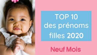 Top 10 des prénoms de filles 2020 [upl. by Noli]