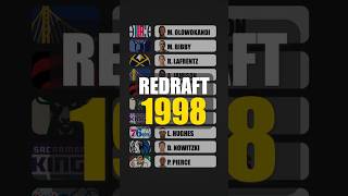 REORDENANDO O DRAFT DE 1998 DA NBA [upl. by Charil]