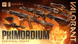 BE THEIR BANE  Primordium Skin Reveal Trailer  VALORANT [upl. by Siron980]