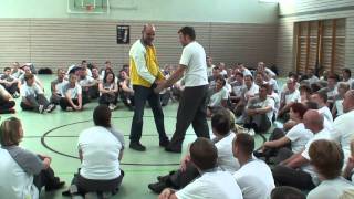 WingTsun in action GM Kernspecht in Hockenheim 2010 [upl. by Nrevel]