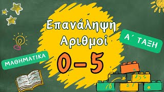 Επανάληψη 1 5  Μαθαίνω να μετράω με απλό και ευχάριστο τρόπο  Α ΄τάξη [upl. by Lleuqar652]