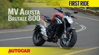 MV Agusta Brutale 800  First Ride  Autocar India [upl. by O'Toole]