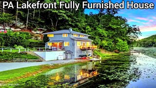 Pennsylvania Lakefront Homes For Sale  270k  3bd  Pennsylvania Fully Furnished Cheap Houses [upl. by Leahcar]