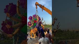 Durga Matha Idols transporting for Durga Devi Navaratri Festival 2024  dassehra2024 [upl. by Jennee]