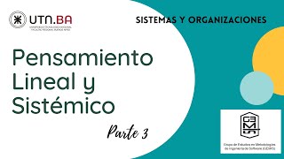 SyPdN  Pensamiento Lineal y Sistémico  Parte 33 [upl. by Edieh]