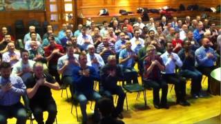 London Gay Mens Chorus A Band Of Brothers rehearsals [upl. by Montano]