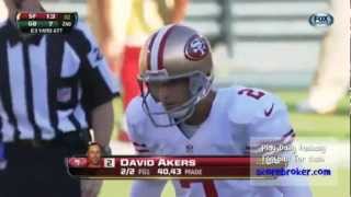 DAVID AKERS NAILS 63YARDER FOR NFL RECORD [upl. by Benia]