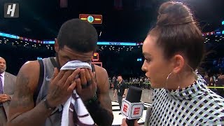 Kyrie Irving Gets Emotional Talking about Kobe Bryant  Pistons vs Nets  January 19 2020 [upl. by Nanaj101]