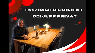 Esszimmer Tisch bei Jupp Privat wird aufbereitet [upl. by Resaec]