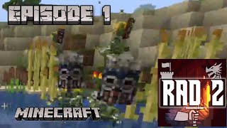 Minecraft RAD2  I Ran for my LIFE Ep1 [upl. by Griswold]