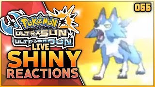 LIVE SHINY LYCANROC REACTION Pokemon Ultra Sun amp Ultra Moon Shiny Pokemon Reaction [upl. by Ibbob]