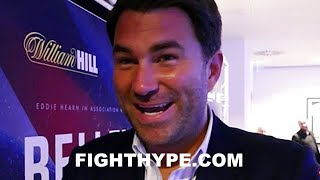 EDDIE HEARN REACTS TO BELLEW STOPPING HAYE IN 5 GIVES HAYE ADVISE ON CAREER FUTURE [upl. by Lindsley]