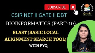 BLAST BASIC LOCAL SEARCH ALIGNMENT TOOL  BIOINFORMATICS  GATE DBT [upl. by Jensen642]