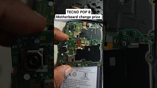 Tecno pop 8 motherboard replacement price motherbord trending viralvideo short ytshorts [upl. by Walcoff]