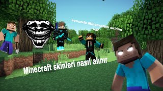 Minecraft skinleri nasıl indirilir [upl. by Dnalyram419]