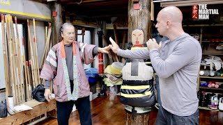 Okinawan Karates InFighting  Tetsuhiro Hokama Sensei Demonstrates Combat Distance amp Strategies [upl. by Aynam126]