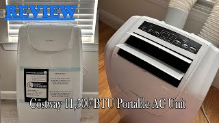 COSTWAY 11500 BTU Portable Air Conditioner Review  Watch before ordering [upl. by Andersen590]