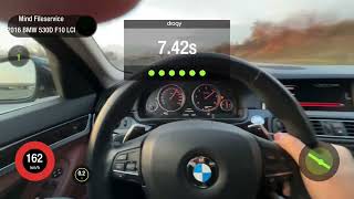 BMW F10 530d Stage 1 100200 kmH [upl. by Enelyak612]