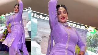 Girl in Gray SatinSilk Dance with Punjabi Song [upl. by Marozik716]